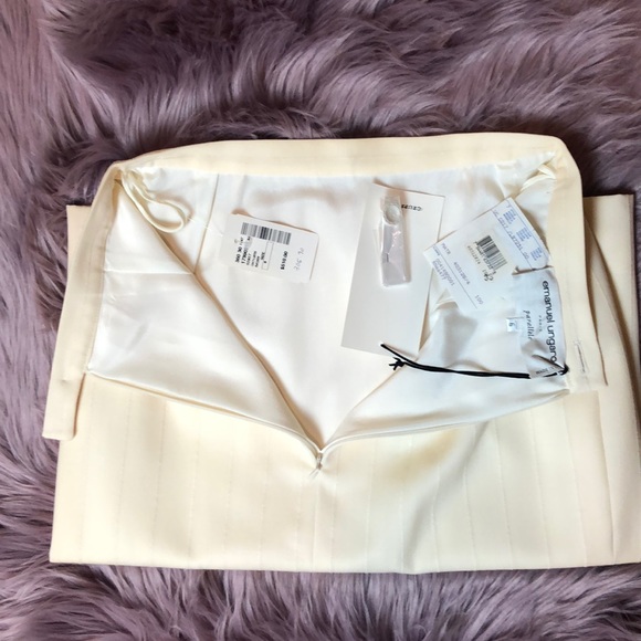 Emanuel Ungaro Paris Parallele Ivory Skirt size 6 - Picture 4 of 8
